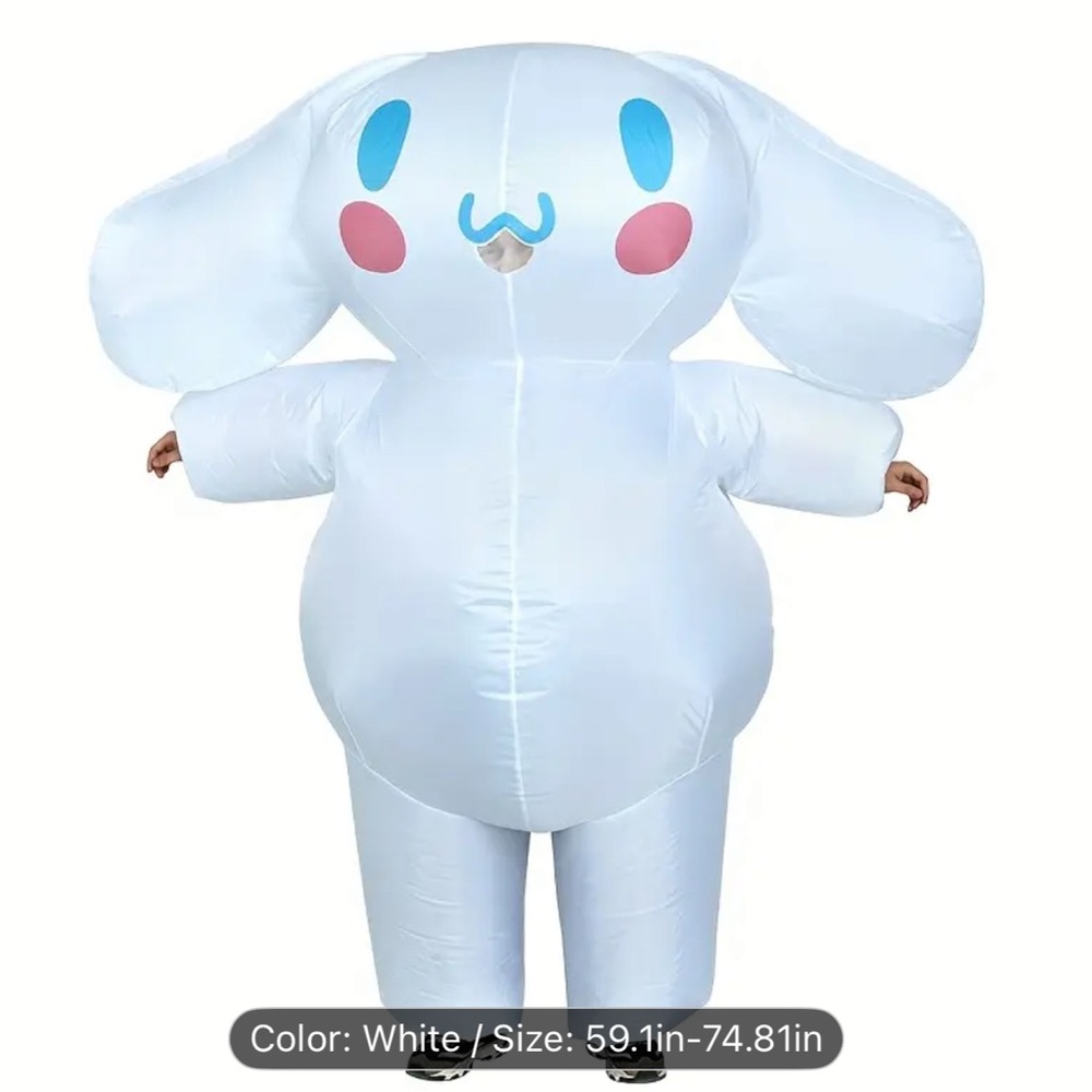 Sanrio White Inflatable Costume